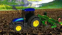Village Tractor Games: Game Tractor  dirantai Screen Shot 2