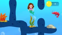 Little mermaid Princess. Child. Game for girls. Screen Shot 2
