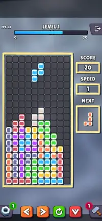 Tetris 3D Online Screen Shot 1