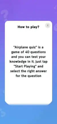 Aviation Quiz Screen Shot 1
