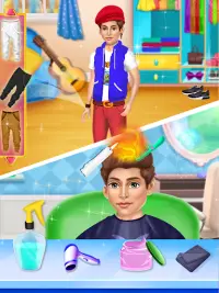 College girl date makeover - Beach dress up party Screen Shot 3
