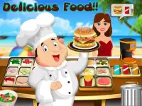 Burger Shop Restaurant : Burger Maker Cooking Game Screen Shot 0