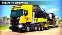 유로 트럭 운전사 시뮬레이터 트럭 운전 게임 Screen Shot 0