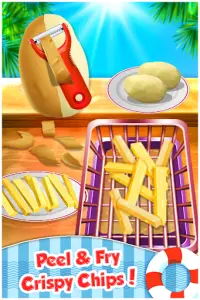 Fish N Chips - Juego de cocina para niños Screen Shot 1