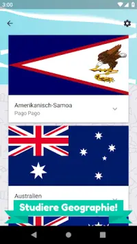 Ozeanien und Australien Quiz - Länder und Flaggen Screen Shot 6