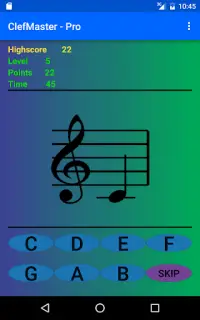 Clef Master - Music Note Game Screen Shot 8