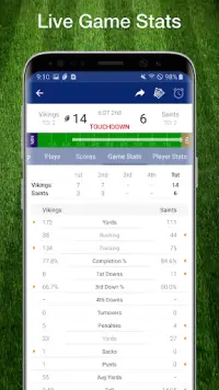 49ers Football: Live Scores, Stats, Plays, & Games Screen Shot 4