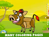 Savanna - Puzzles and Coloring Games for Kids Screen Shot 11