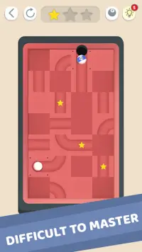 Rollo de bola Puzzle Juegos: Slide Hexa bloque de Screen Shot 2