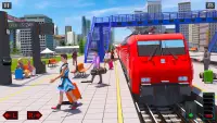 قطار المدينة لعبة ألعاب قطار Screen Shot 28