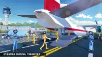 Stickman Criminals Transport Plane Screen Shot 2