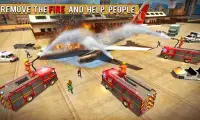 Fire Fighter Truck Real City Heroes Screen Shot 0