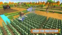 Profesional de Corn Farm: Blocky Farmer Simulator Screen Shot 15