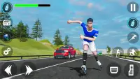 Roller Skate Stunt Racing Game Screen Shot 0