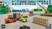 Cargo Truck Forklift Driving Screen Shot 2