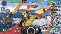 мега пандус мотоцикл трюки Screen Shot 3