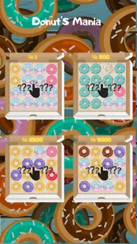 Donut's Mania - Puzzle Screen Shot 3