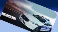 Sirene do condutor de carro da polícia Screen Shot 1