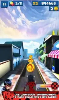 Miraculous Ladybug Adventure Rush 3D Screen Shot 2