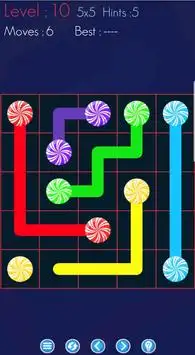 The Flowing Free Game - Connect the same Color DOT Screen Shot 7