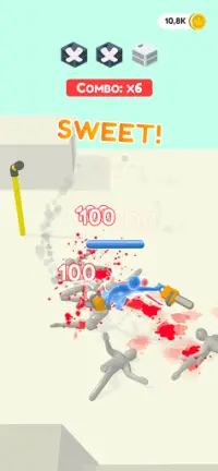 Jelly Fighter: カラーキャンディーとスティックマンゲーム Screen Shot 11