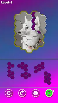 Hexa Jigsaw - Dogs jigsaw puzzle game Screen Shot 5