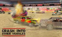 Real Car Demolition Derby Race Screen Shot 2