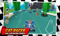 Cat Racing Fever 🏁 City Racing 3D Frenzy Screen Shot 1