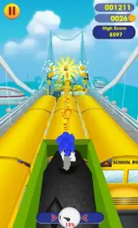 Subway Sonic Dash Screen Shot 4