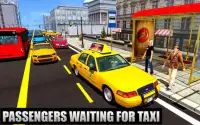 Real City Taxi Driver Mania Simulator Game Screen Shot 0