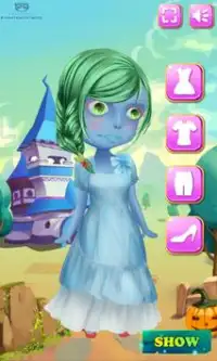 Dress up games for girls - Adorab Zombie Girl Screen Shot 3