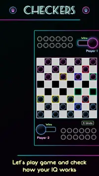 Checkers Game Screen Shot 5