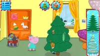 Santa Hippo: Christmas Eve Screen Shot 1