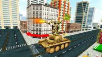 US Army Robot Transform Tank Game 2020 Screen Shot 1