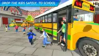 Szkolnego Kierowca autobusu Symulant - School Bus Screen Shot 1