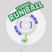 Tunnel Run Ball. Tunnel with obstacles and ball