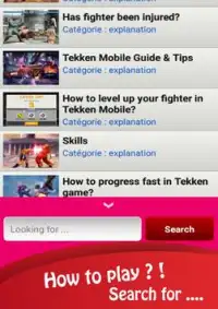 Tekken mobile guide 2018 Screen Shot 2