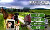 Animal Transport Truck 3D Screen Shot 0