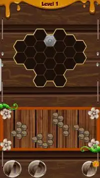 Hexagon Wood Block Puzzle Game Hexa Match Puzzle Screen Shot 3