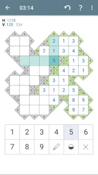 Kakuro - Classic Puzzle Game Screen Shot 2