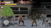 ZOMBIE HUNTER: Fighting Games Screen Shot 2