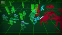 Stickman Neon Warriors: Spiders Battle Screen Shot 1