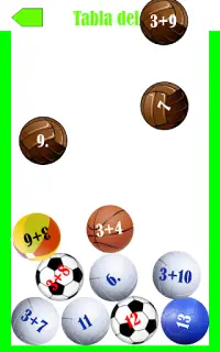 Tablas de Sumar Screen Shot 5
