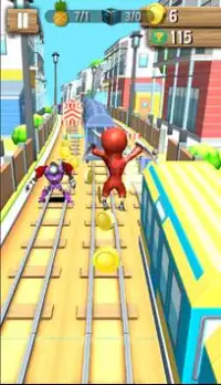 Subway Train Hero 3D Screen Shot 1