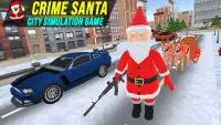 Santa Claus Rope hero Crime City Action Game Screen Shot 0