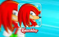 knuckles dash : red somic Screen Shot 2