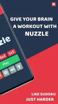 Nuzzle – Permainan Teka Teki Angka Sudoku Screen Shot 1