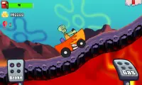 Sponge Kraby Car Hill Racing Screen Shot 7