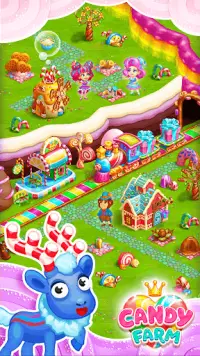 Sweet Candy Farm: Granja con Magia y Dulces Gratis Screen Shot 3