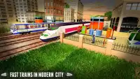 Modern City Train Condução: Indian Train Sim 2018 Screen Shot 9